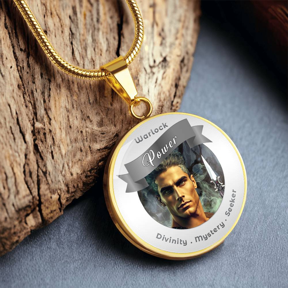 Warlock - RPG Fantasy Affirmation Necklace - More Than CharmsMore Than Charms