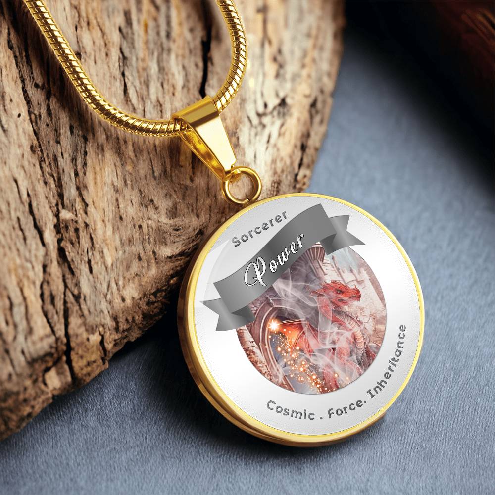 Sorcerer 2 - RPG Fantasy Affirmation Necklace - More Than CharmsMore Than Charms