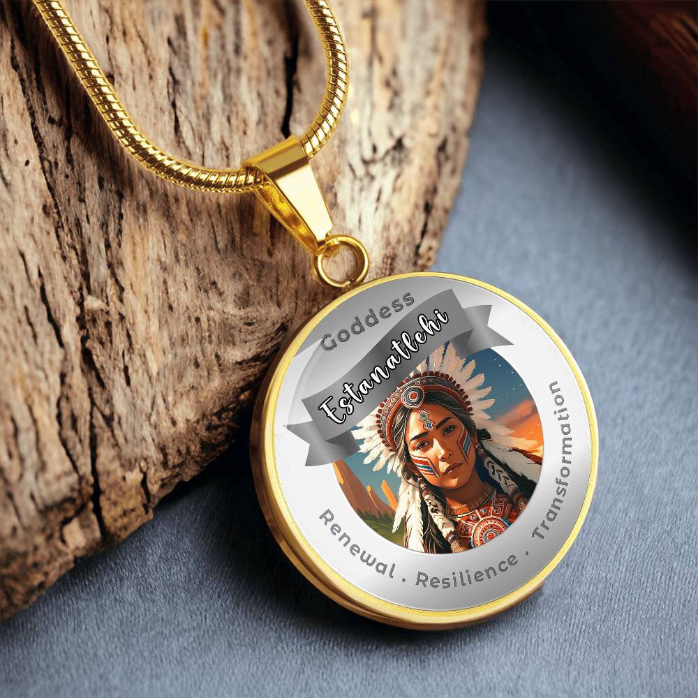 Goddess Estanatlehi - Affirmation Necklace - More Than CharmsMore Than Charms