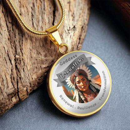 Goddess Estanatlehi - Affirmation Necklace - More Than CharmsMore Than Charms
