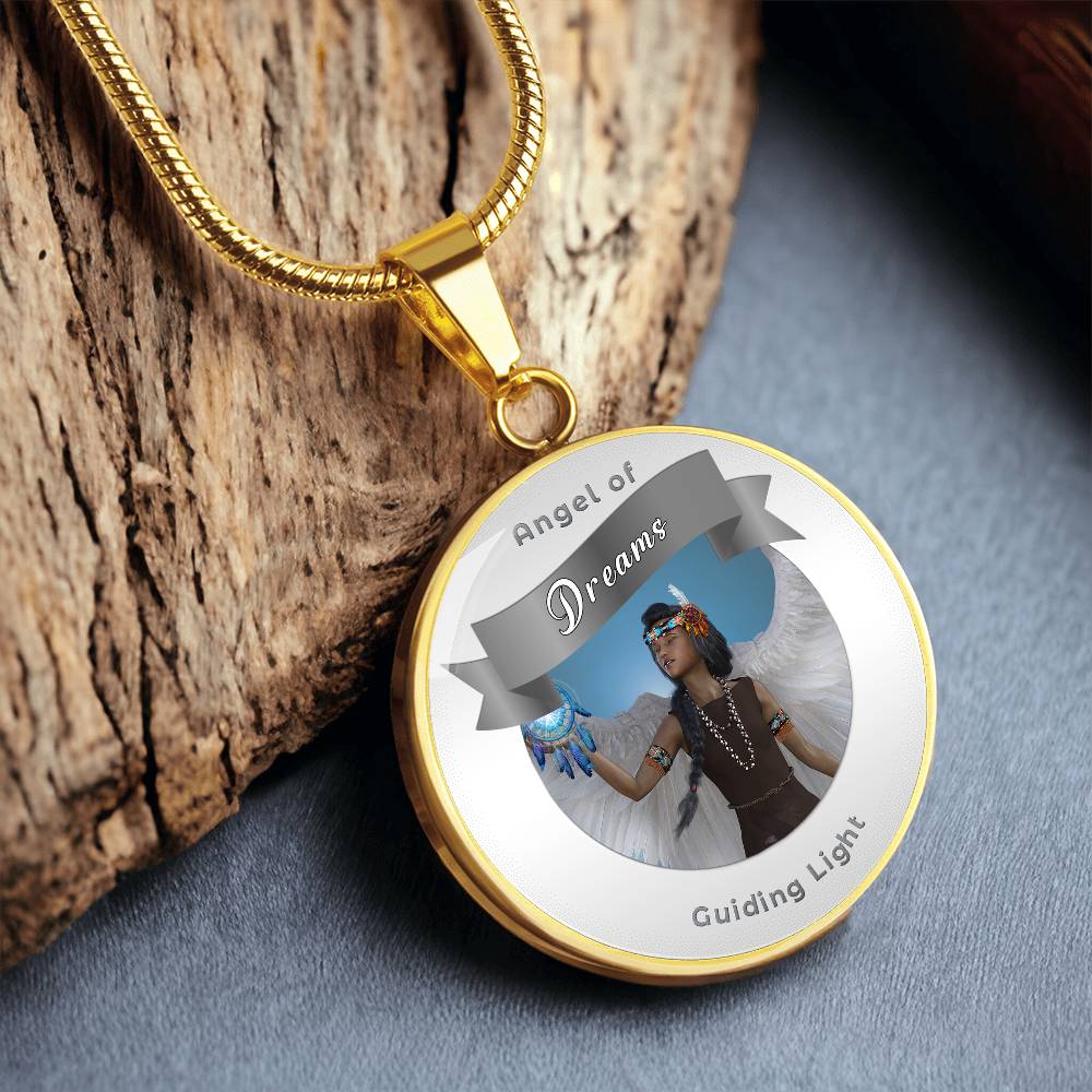 Dream - Guardian Angel Affirmation Necklace - More Than CharmsMore Than Charms