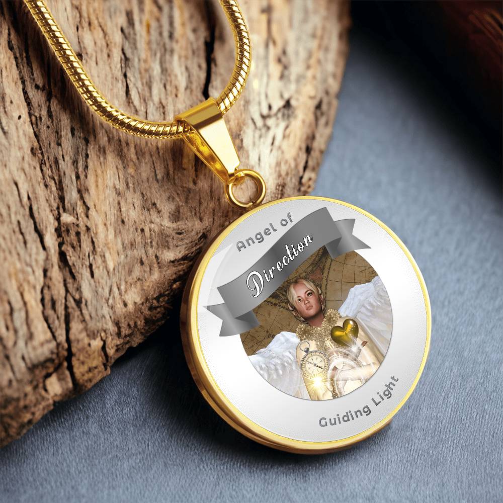 Direction - Guardian Angel Affirmation Necklace - More Than CharmsMore Than Charms