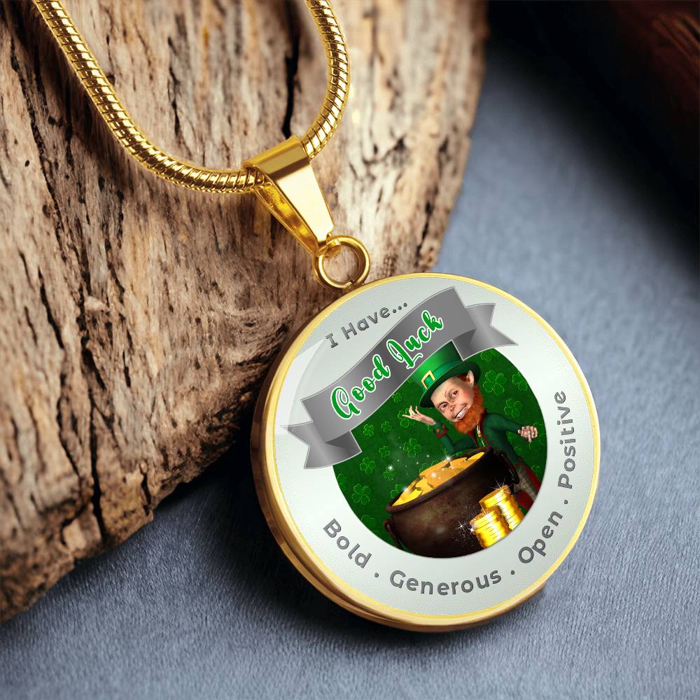 Leprechaun - Affirmation Necklace - More Than CharmsMore Than Charms