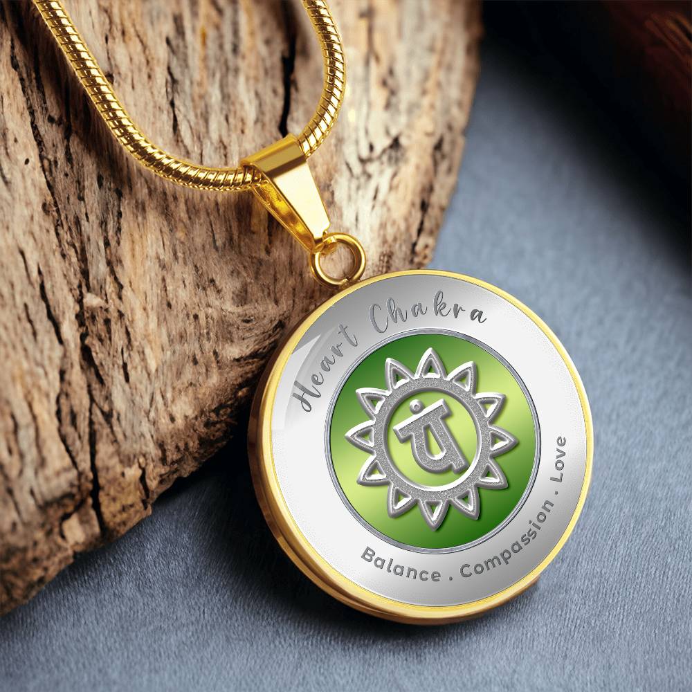 Heart Chakra - Love Compassion Balance - Affirmation Necklace - More Than CharmsMore Than Charms