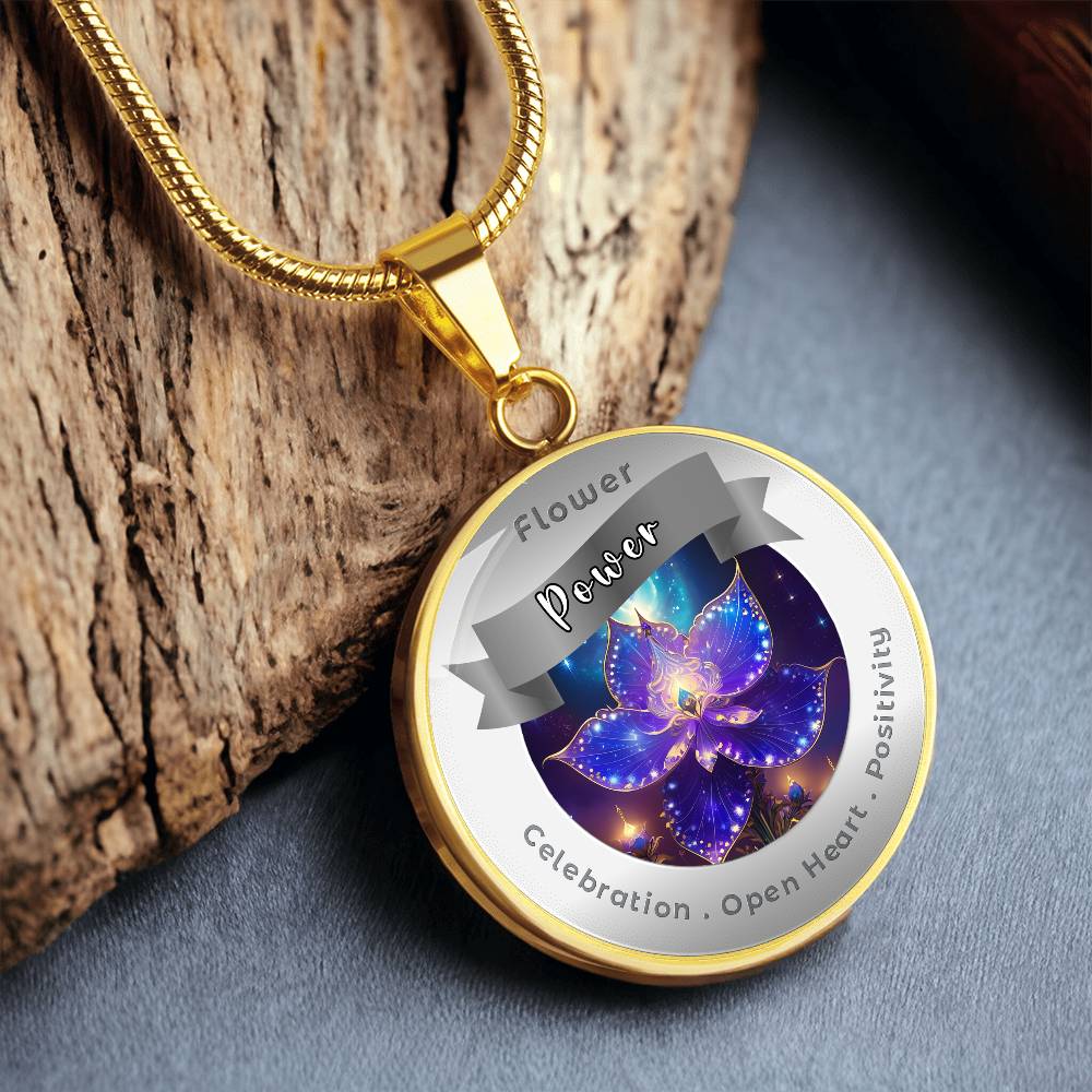Larkspur - Affirmation Necklace - More Than CharmsMore Than Charms