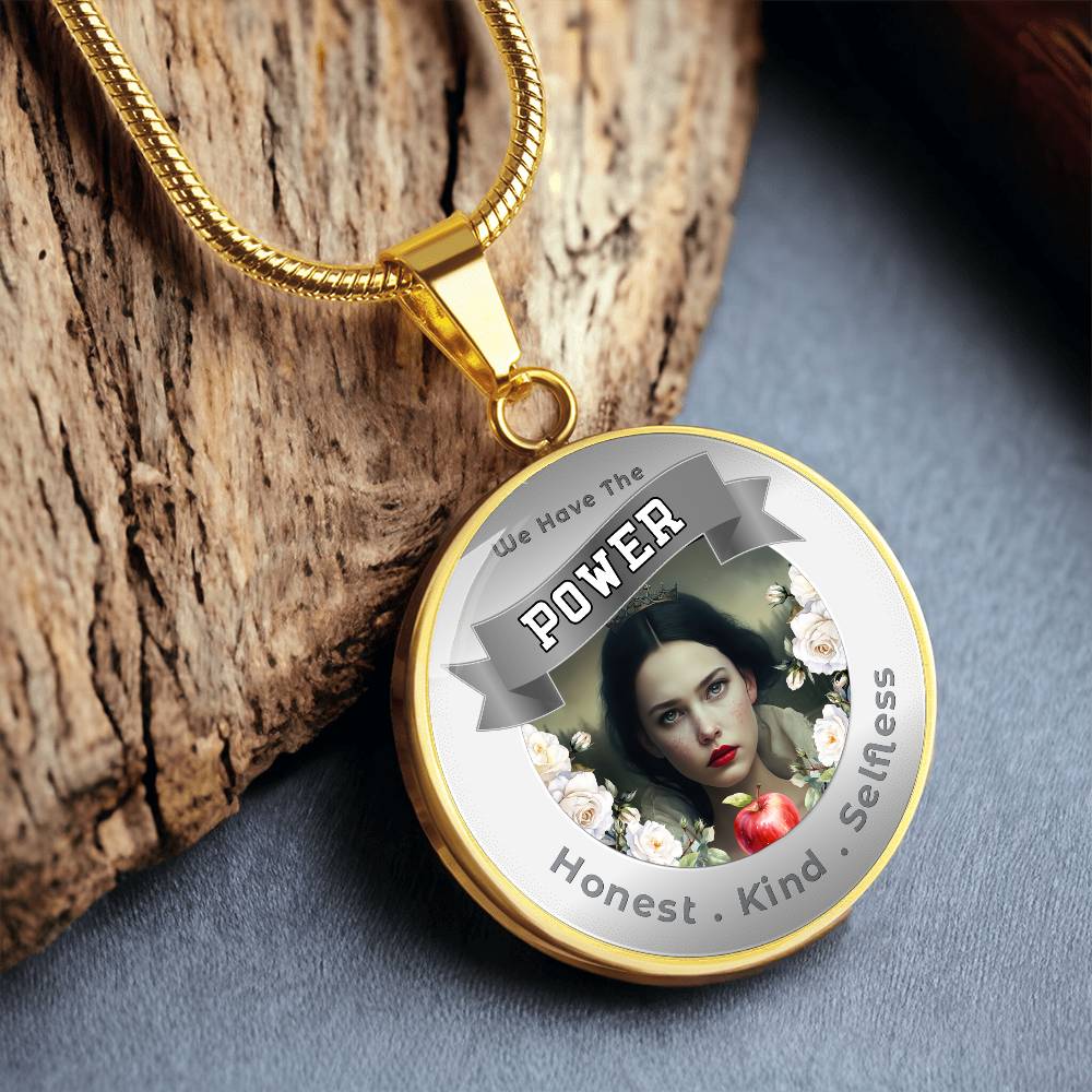 White As Snow - Affirmation Necklace - More Than CharmsMore Than Charms