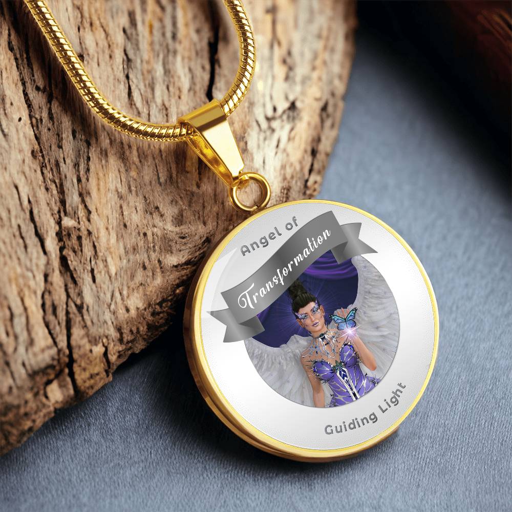 Transformation - Guardian Angel Affirmation Necklace - More Than CharmsMore Than Charms