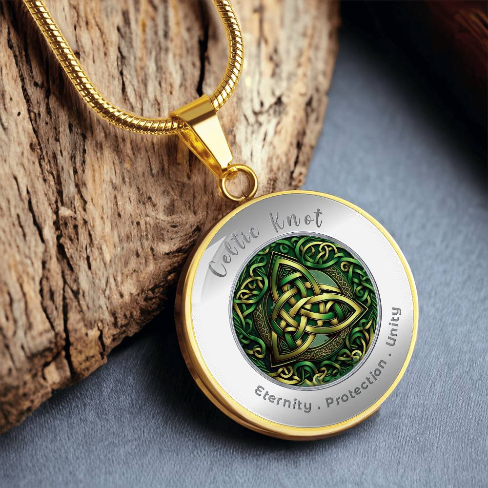 Celtic Knot - Eternity Unity Protection - Affirmation Necklace - More Than CharmsMore Than Charms