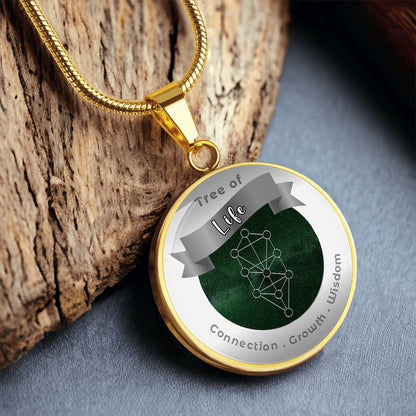 Tree of Life – Sephiroth - Wisdom Balance Divine Connection - Affirmation Necklace - More Than CharmsMore Than Charms
