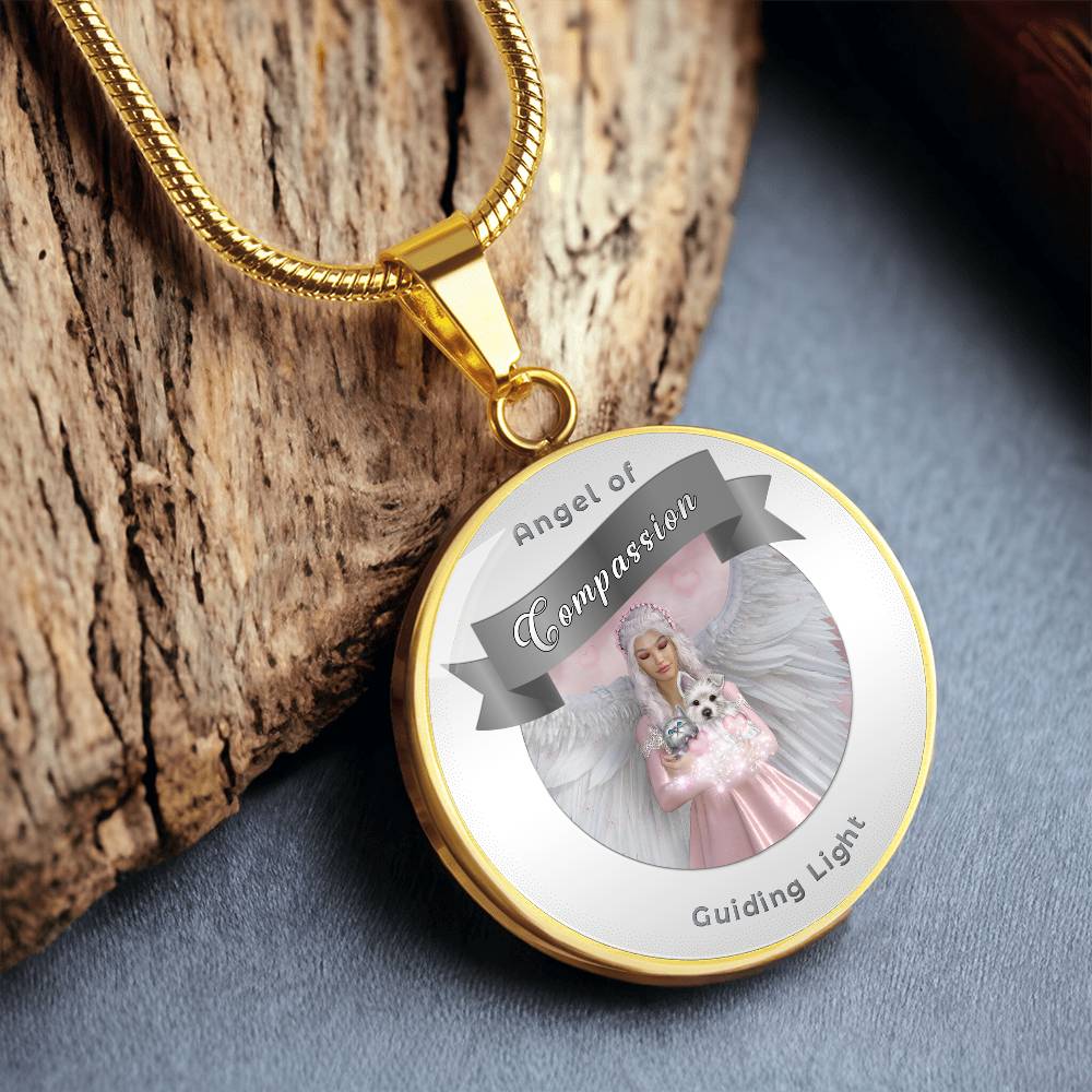 Compassion - Guardian Angel Affirmation Necklace - More Than CharmsMore Than Charms