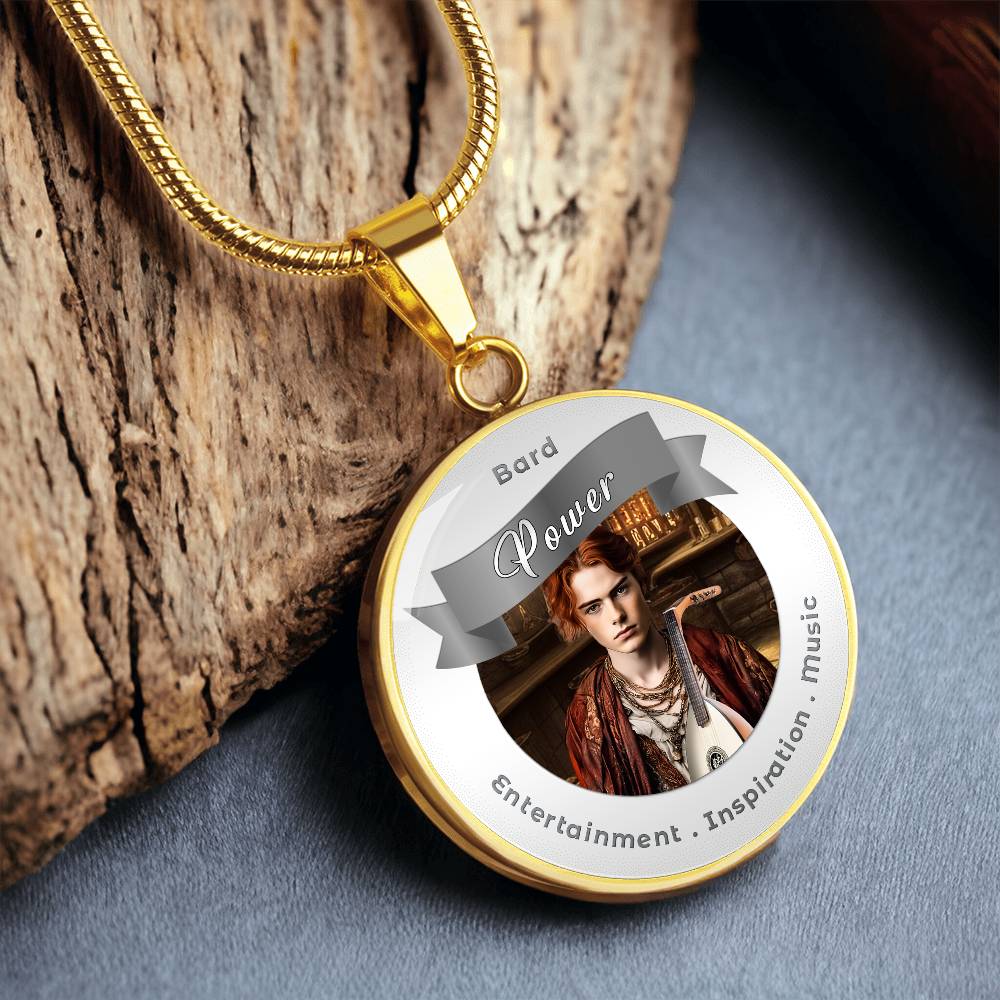 Bard - RPG Fantasy Affirmation Necklace - More Than CharmsMore Than Charms