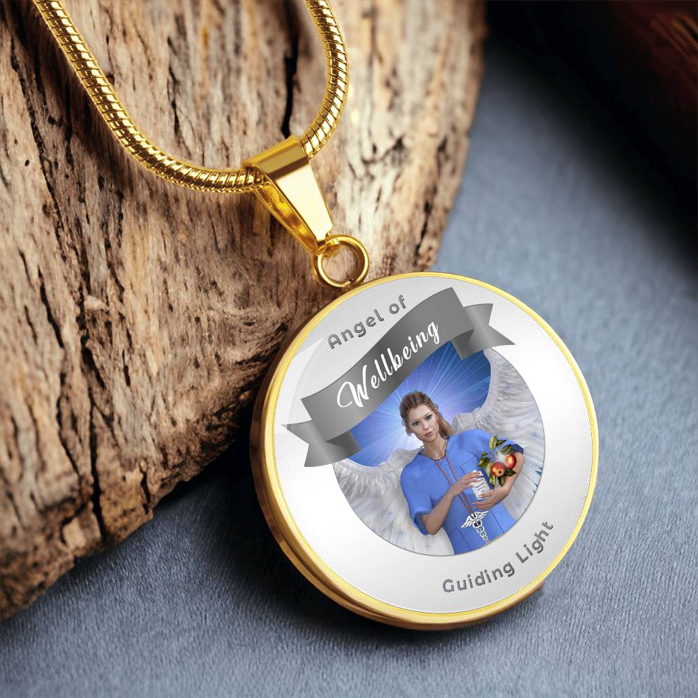 Wellbeing - Guardian Angel Affirmation Necklace - More Than CharmsMore Than Charms