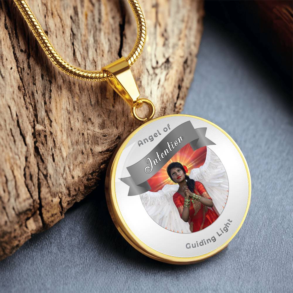 Intention - Guardian Angel Affirmation Necklace - More Than CharmsMore Than Charms