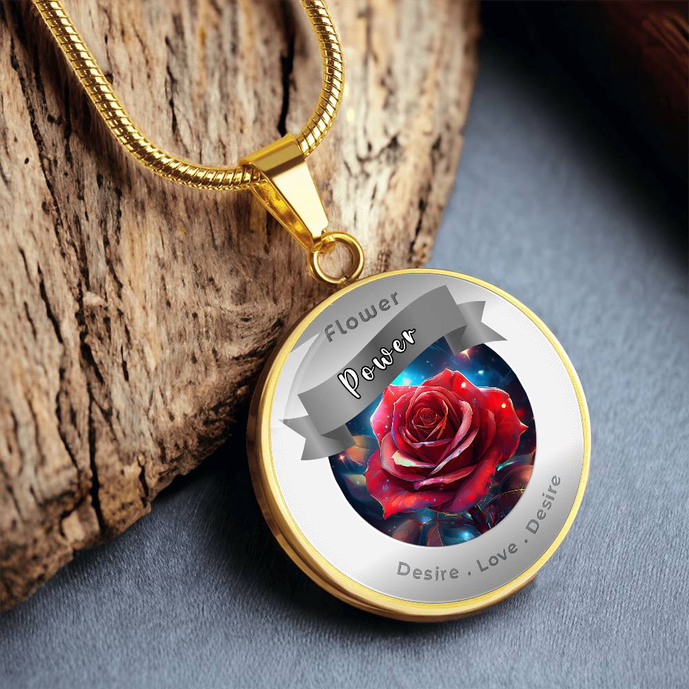 Rose - Affirmation Necklace - More Than CharmsMore Than Charms