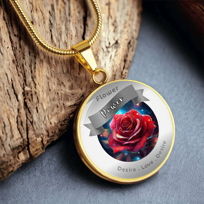 Rose - Affirmation Necklace - More Than CharmsMore Than Charms