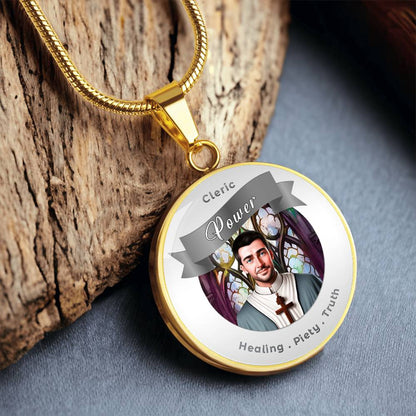 Cleric - RPG Fantasy Affirmation Necklace - More Than CharmsMore Than Charms