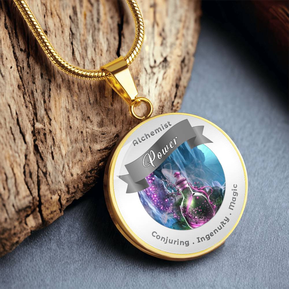 Alchemist 2 - RPG Fantasy Affirmation Necklace - More Than CharmsMore Than Charms