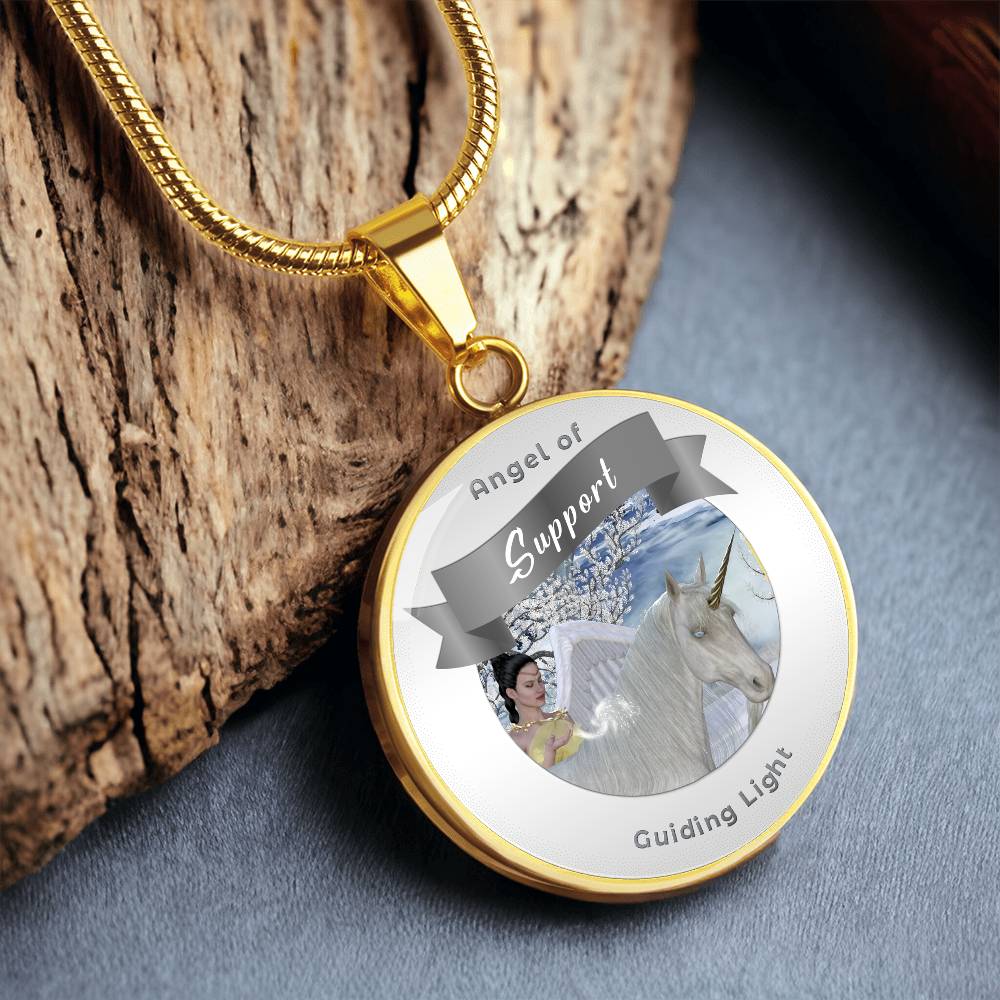Support - Guardian Angel Affirmation Necklace - More Than CharmsMore Than Charms