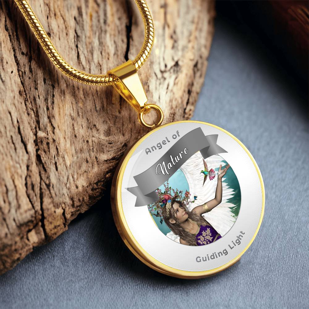 Nature - Guardian Angel Affirmation Necklace - More Than CharmsMore Than Charms