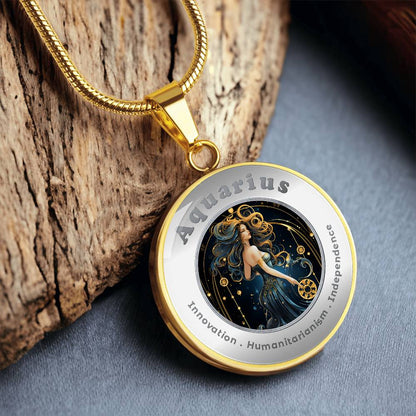 Aquarius - Affirmation Necklace - More Than CharmsMore Than Charms