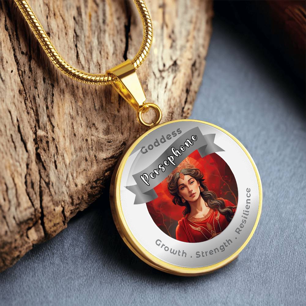 Persephone - Affirmation Pendant for Growth Strength Resilience- More Than CharmsMore Than Charms