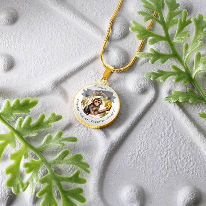 Monkey- Power Animal Affirmation Necklace - More Than CharmsMore Than Charms