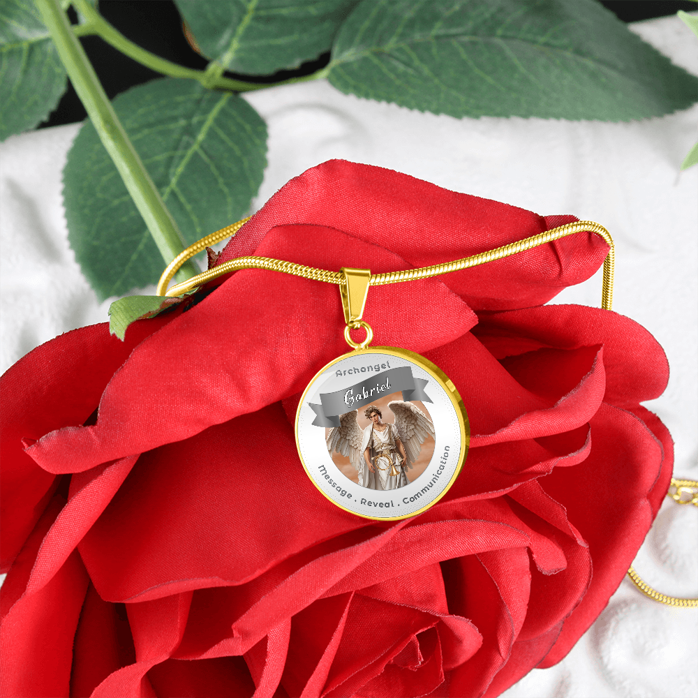 Archangel Gabriel - Affirmation Necklace For Messages, Revelation & Communication - More Than CharmsMore Than Charms