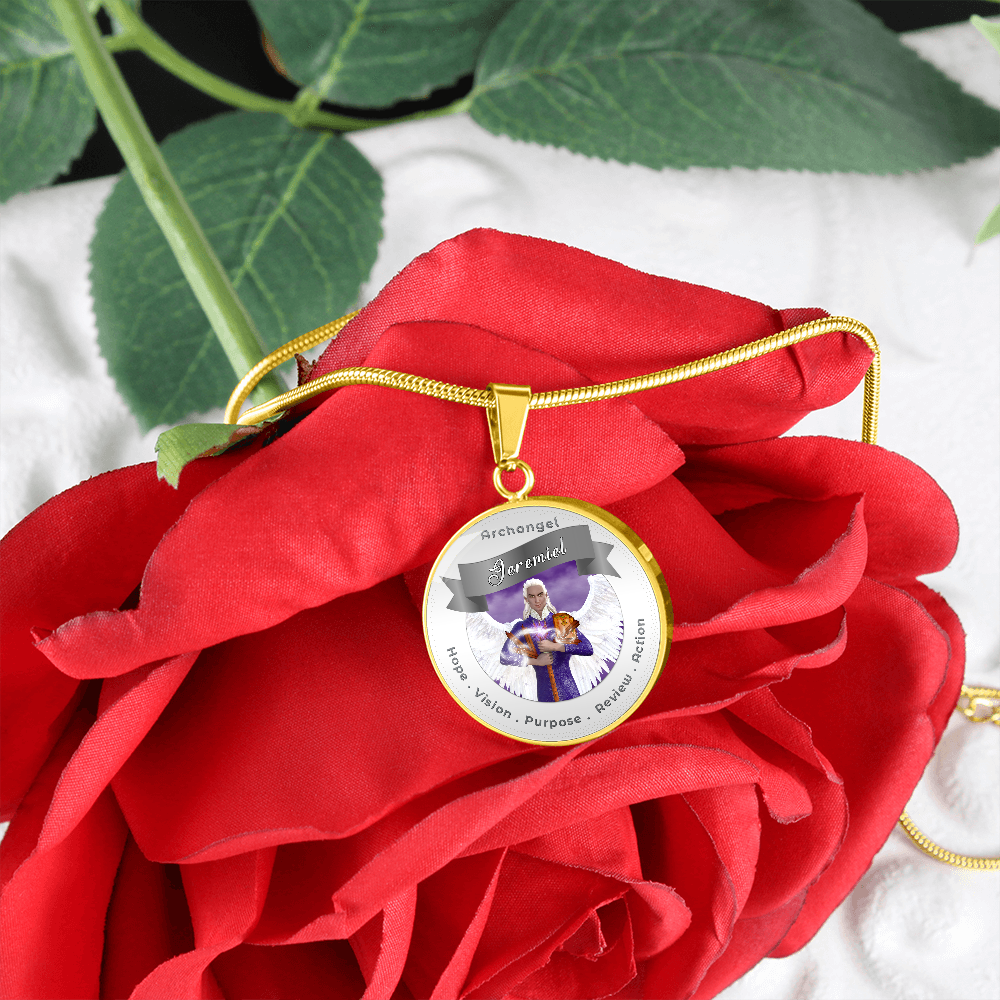 Archangel Jeremiel - Affirmation Necklace For Action, Hope, Purpose, Review & Visions - More Than CharmsMore Than Charms