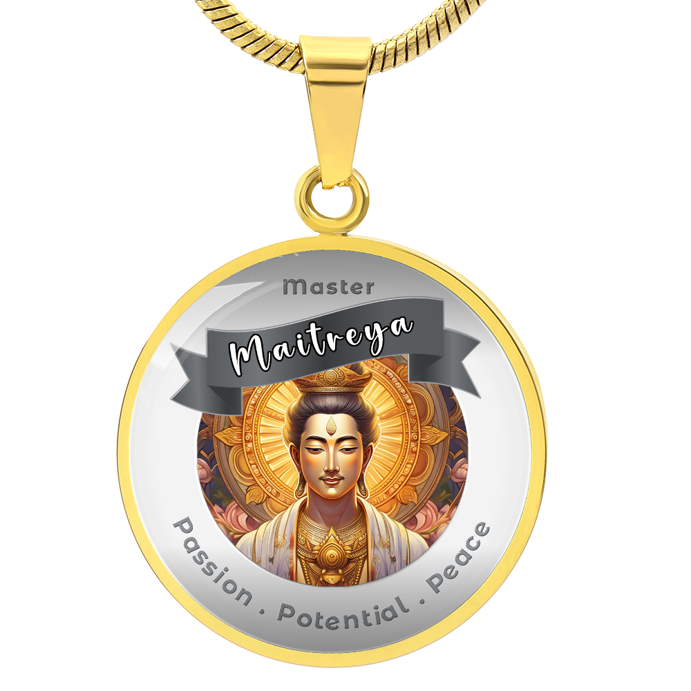 Maitreya - Affirmation Necklace For Passion, Potential & Peace - More Than CharmsMore Than Charms