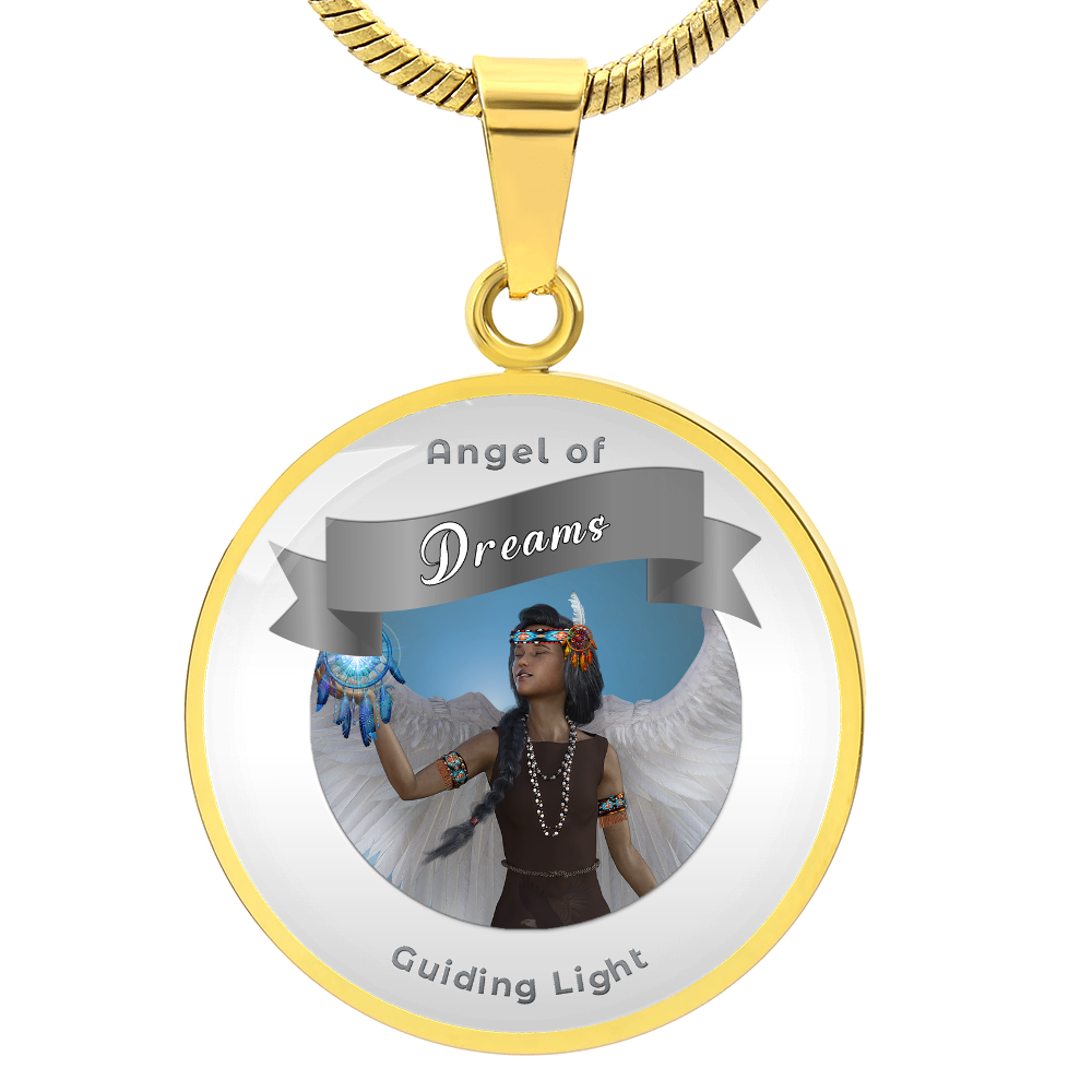Dream - Guardian Angel Affirmation Necklace - More Than CharmsMore Than Charms