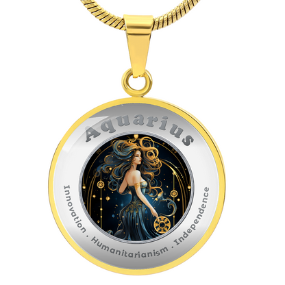 Aquarius - Affirmation Necklace - More Than CharmsMore Than Charms