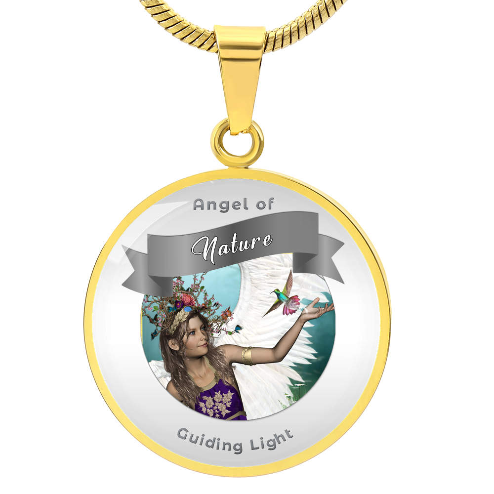 Nature - Guardian Angel Affirmation Necklace - More Than CharmsMore Than Charms