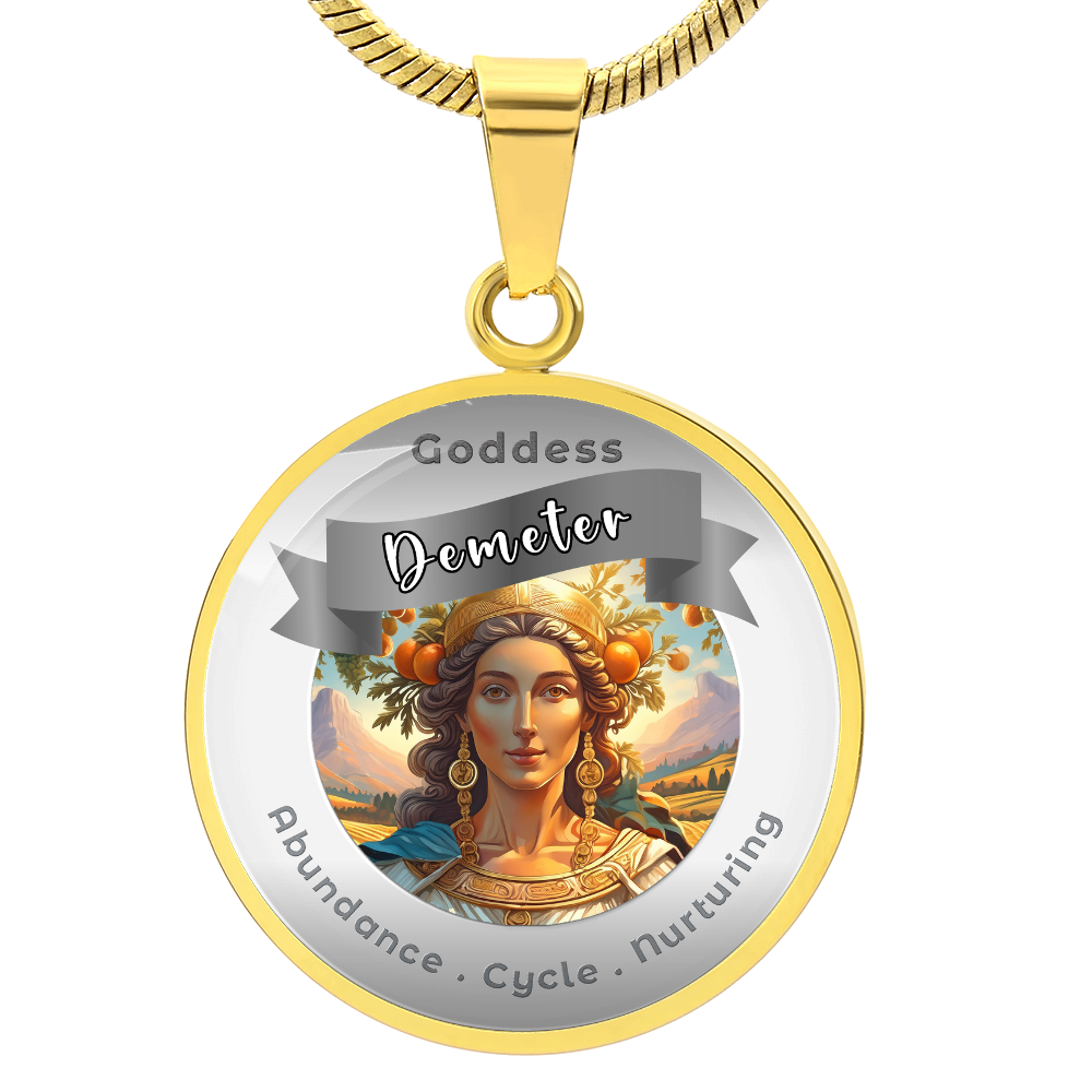 Demeter - Affirmation Necklace - More Than CharmsMore Than Charms