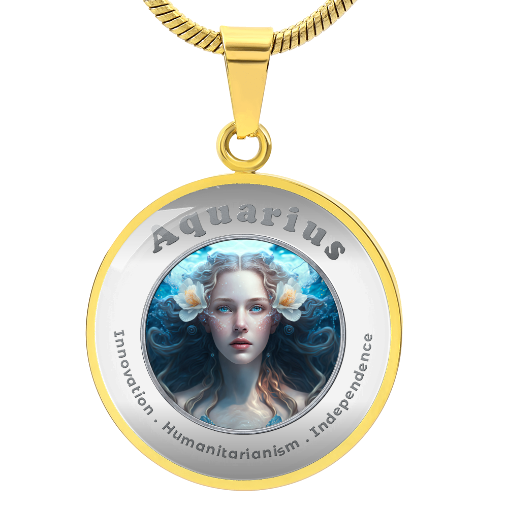 Aquarius - Affirmation Necklace - More Than CharmsMore Than Charms
