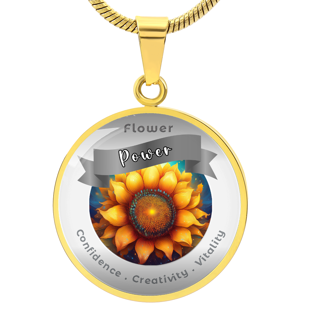 Sunflower - Affirmation Necklace - More Than CharmsMore Than Charms