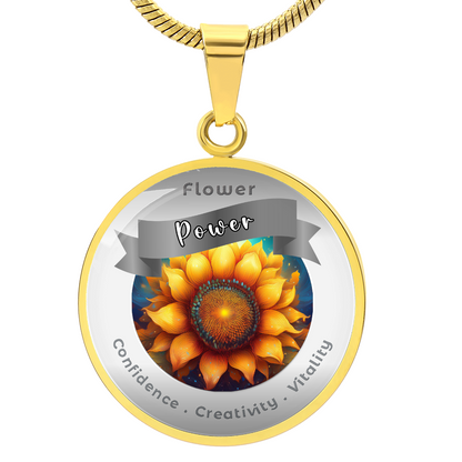 Sunflower - Affirmation Necklace - More Than CharmsMore Than Charms