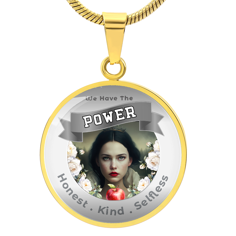 White As Snow - Affirmation Necklace - More Than CharmsMore Than Charms