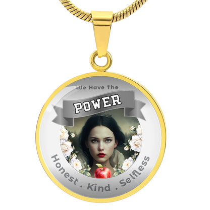 White As Snow - Affirmation Necklace - More Than CharmsMore Than Charms