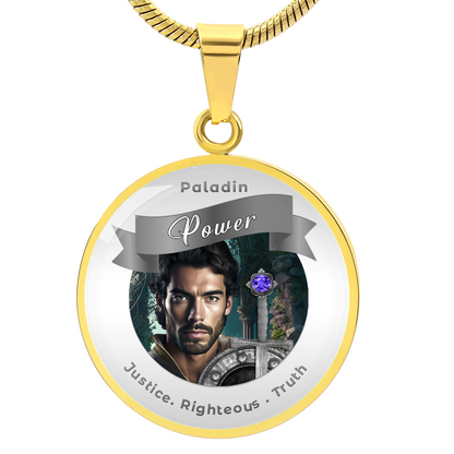 Paladin - RPG Fantasy Affirmation Necklace - More Than CharmsMore Than Charms