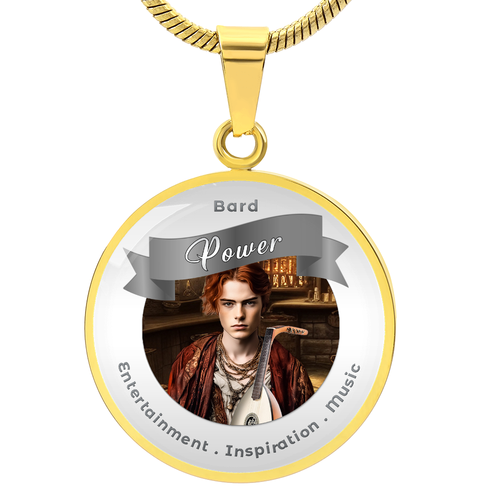 Bard - RPG Fantasy Affirmation Necklace - More Than CharmsMore Than Charms
