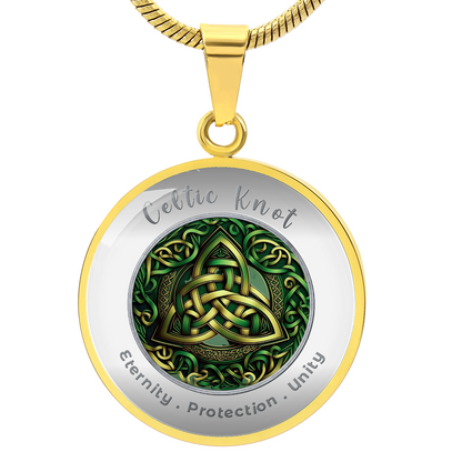 Celtic Knot - Eternity Unity Protection - Affirmation Necklace - More Than CharmsMore Than Charms