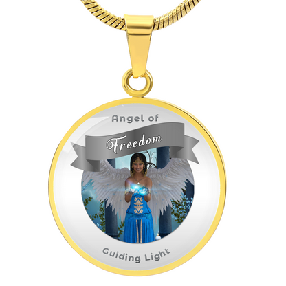 Freedom - Guardian Angel Affirmation Necklace - More Than CharmsMore Than Charms