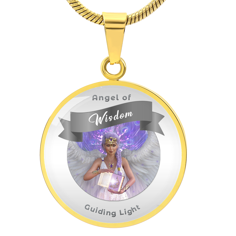 Wisdom - Guardian Angel Affirmation Necklace - More Than CharmsMore Than Charms