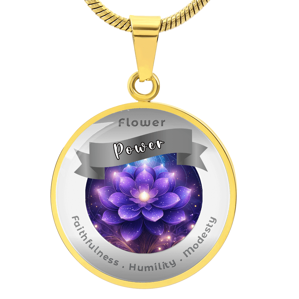 Violet - Affirmation Necklace - More Than CharmsMore Than Charms