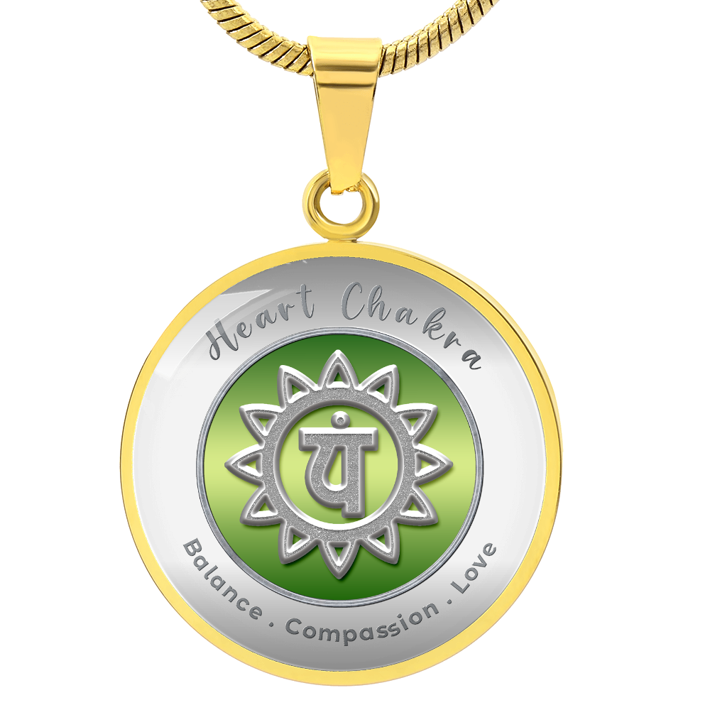 Heart Chakra - Love Compassion Balance - Affirmation Necklace - More Than CharmsMore Than Charms