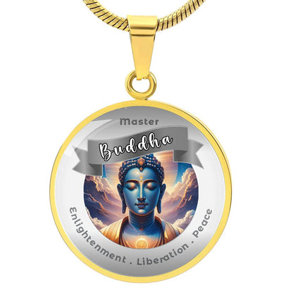Buddha - Affirmation Necklace For Enlightenment, Liberation & Peace - More Than CharmsMore Than Charms