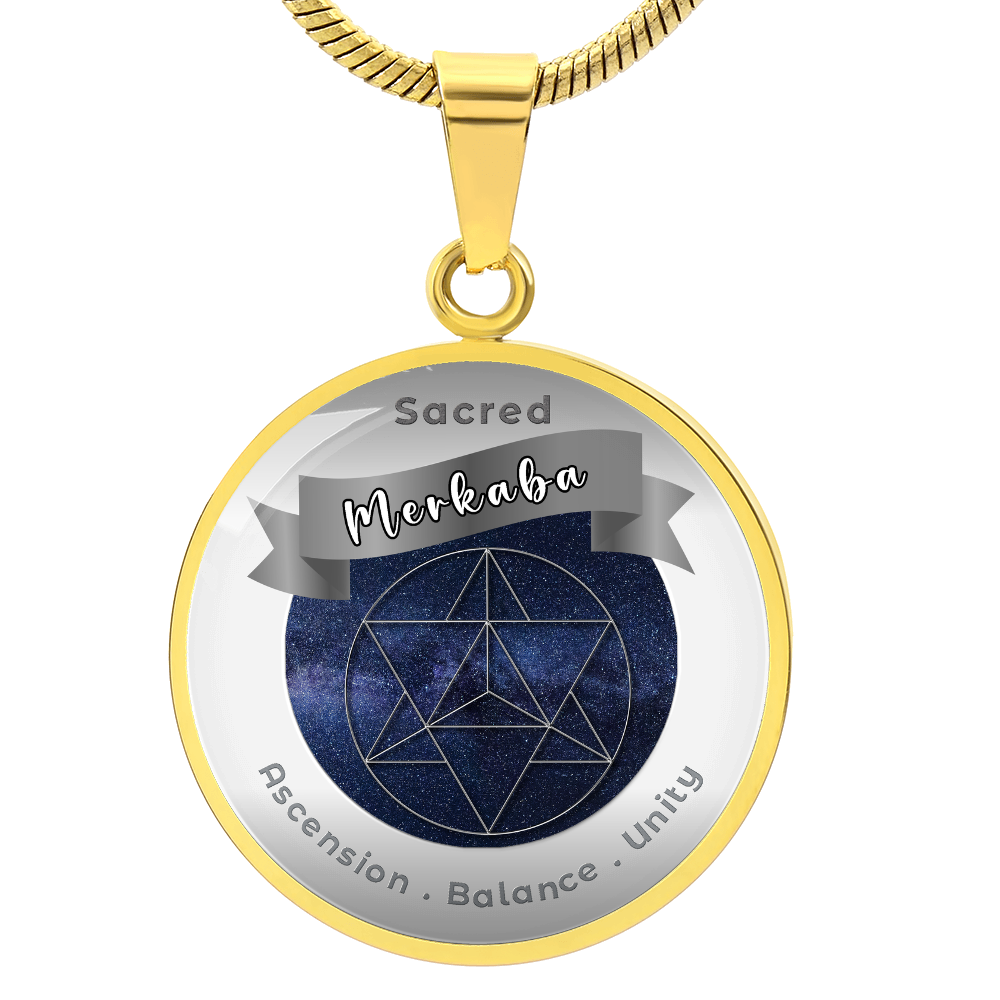 Merkaba - Ascension Balance Unity - Affirmation Necklace - More Than CharmsMore Than Charms