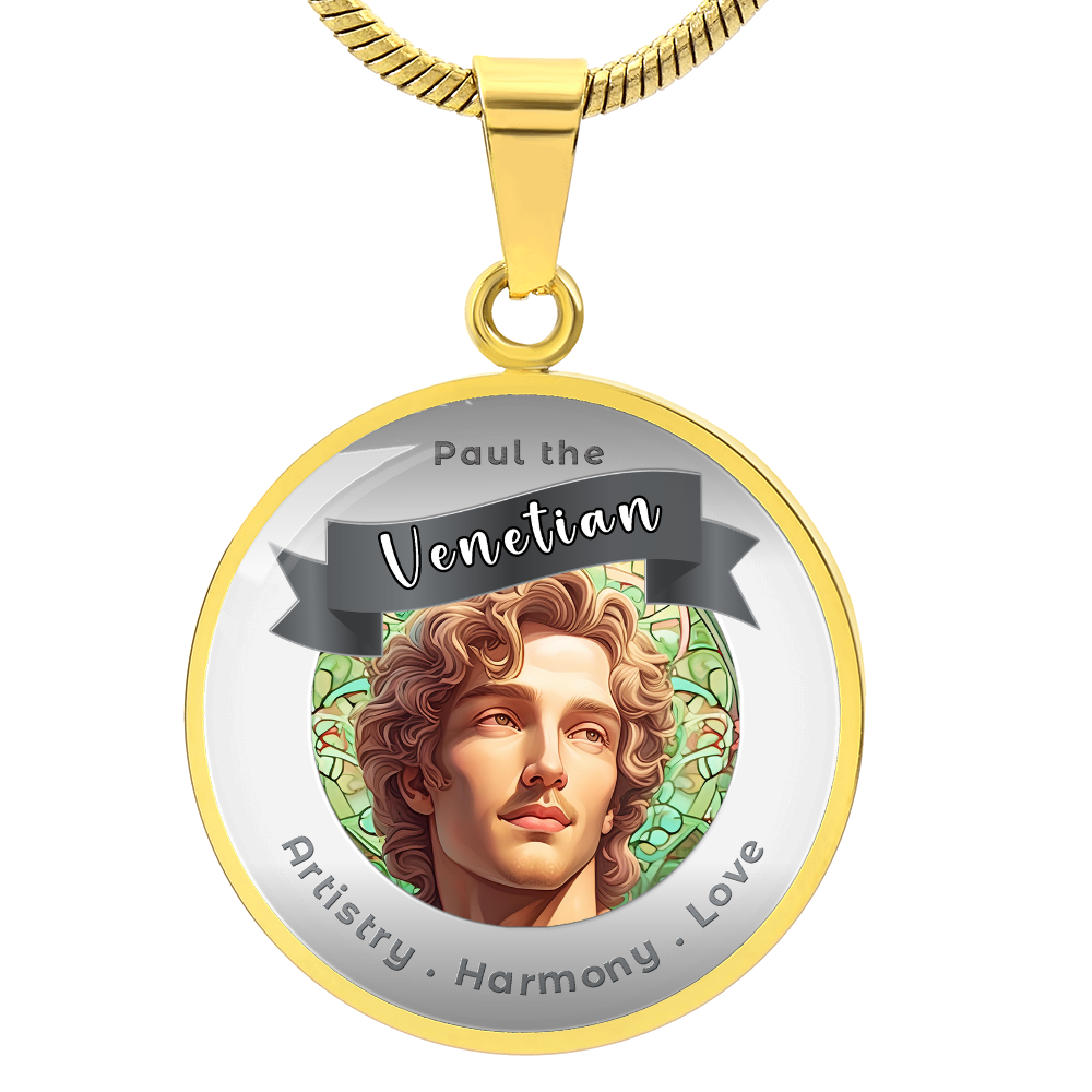 Paul The Venetian - Affirmation Necklace For Artistry, Harmony & Love - More Than CharmsMore Than Charms