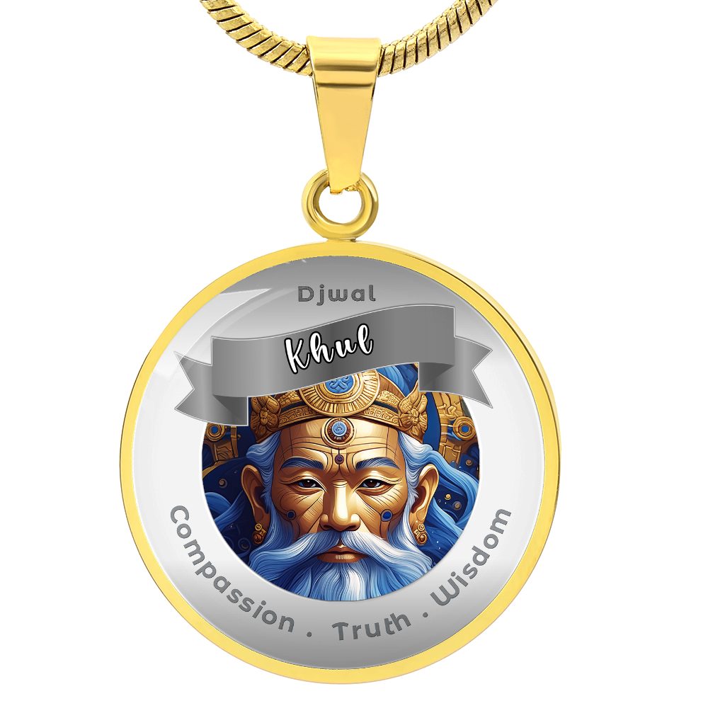 Djwal Khul - Affirmation Necklace For Compassion, Truth & Wisdom - More Than CharmsMore Than Charms
