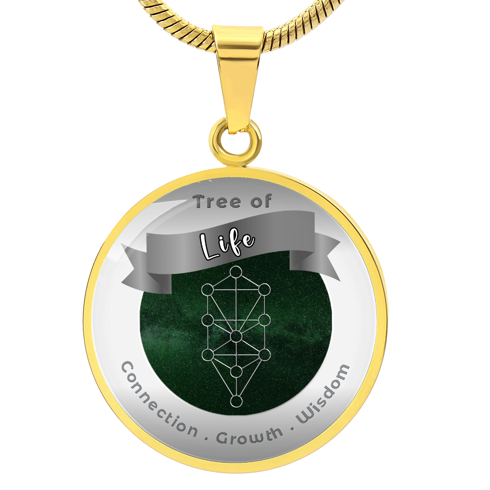 Tree of Life – Sephiroth - Wisdom Balance Divine Connection - Affirmation Necklace - More Than CharmsMore Than Charms
